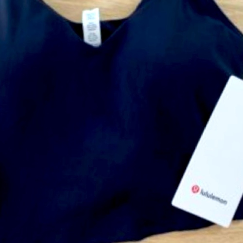 NWT Lululemon Align Waist-Length Tank A B Cup TRUE NAVY BLUE SIZE 8 2021 Version - Picture 7 of 7